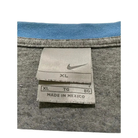 Nike Gray Long Sleeve Crew Neck Pullover Activewear Shirt Size XL - Picture 5 of 6